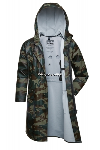 Elka Rain Jacket Skagen Long Camouflage #