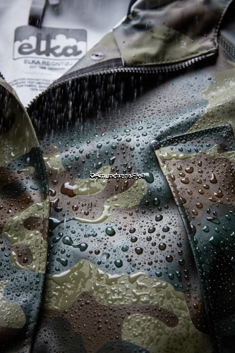 Elka Rain Jacket Skagen Long Camouflage #