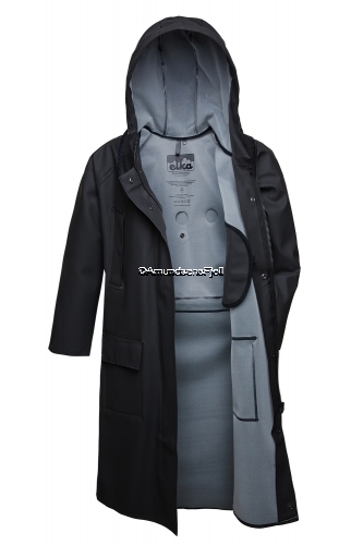 Elka Rain Jacket Skagen Long Black #