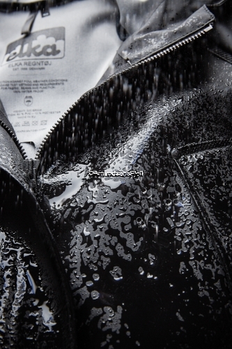 Elka Rain Jacket Skagen Long Black #