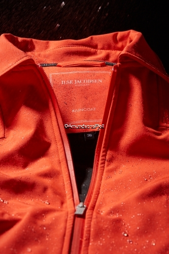 ILSE JACOBSEN Rain 69 Softshell Raincoat Warm Orange #