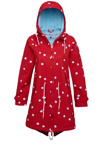 Amundsens Fjell Softshell-Mantel Gurri rot