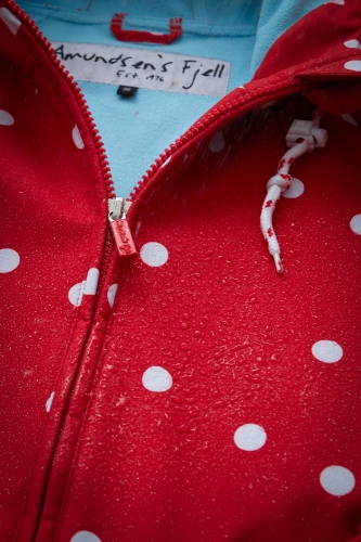Amundsens Fjell Softshell-Mantel Gurri rot