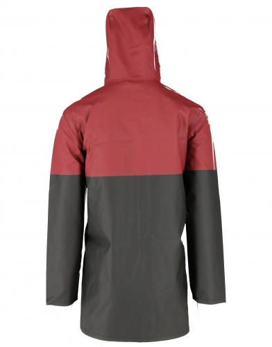 Stutterheim Stockholm Blocked burgundy/black #