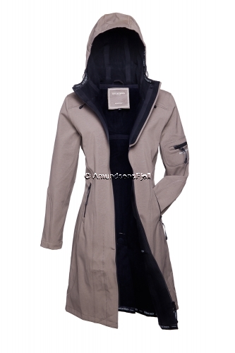 ILSE JACOBSEN Rain 06 Softshell Raincoat Dark Ash #