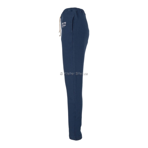 PENN & INK Hose dark denim/white #