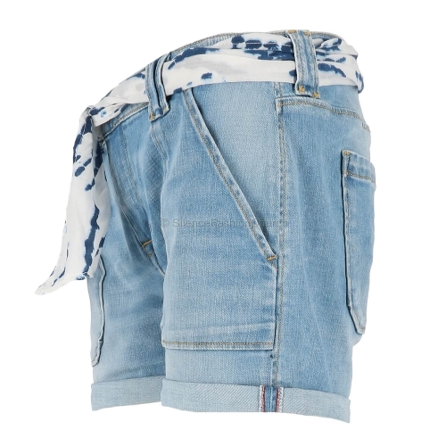 Le Temp Short Femme Bloom blue #