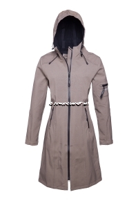 ILSE JACOBSEN Rain 06 Softshell Raincoat Dark Ash #